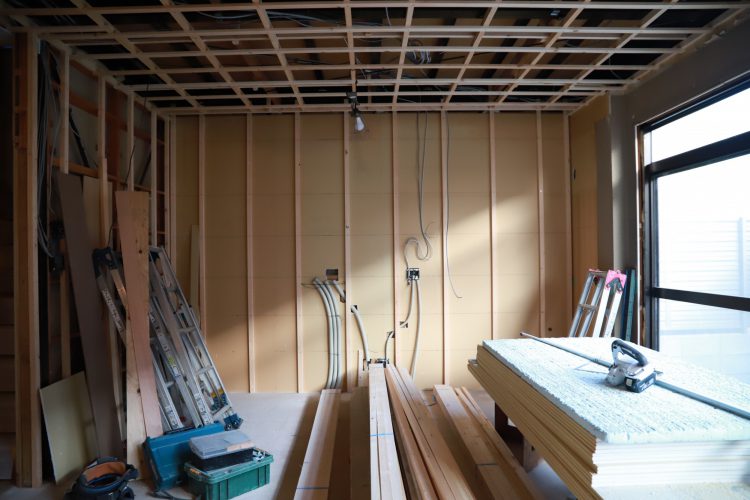 岐阜県大垣市 積水ハウスの中古住宅リノベーション工事が着々と進んでいます マルホデザイン