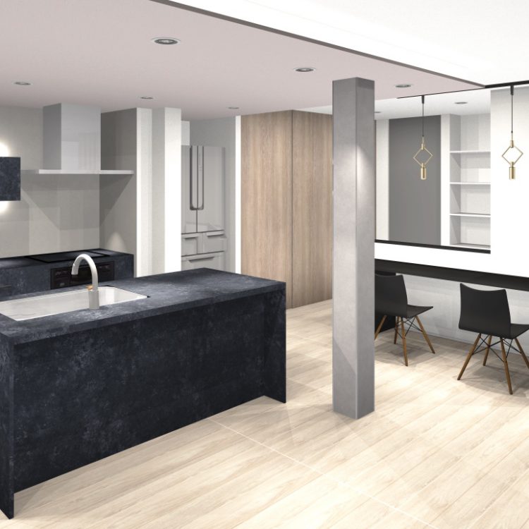 岐阜県大垣市の積水ハウスリノベーション工事のパース