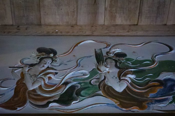 静岡県伊豆半島にある賀茂郡松崎町の名工が仕上げた漆喰鏝絵2